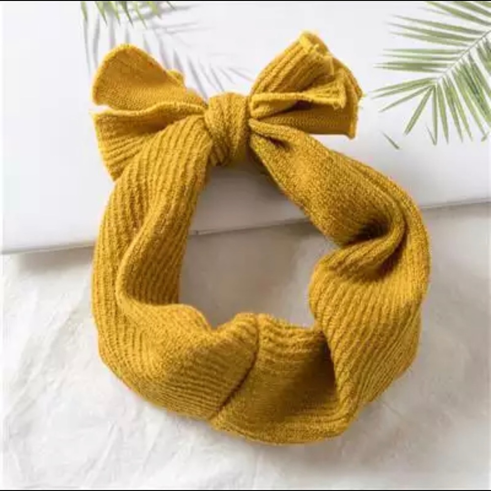 NWT Mustard Knit Headband